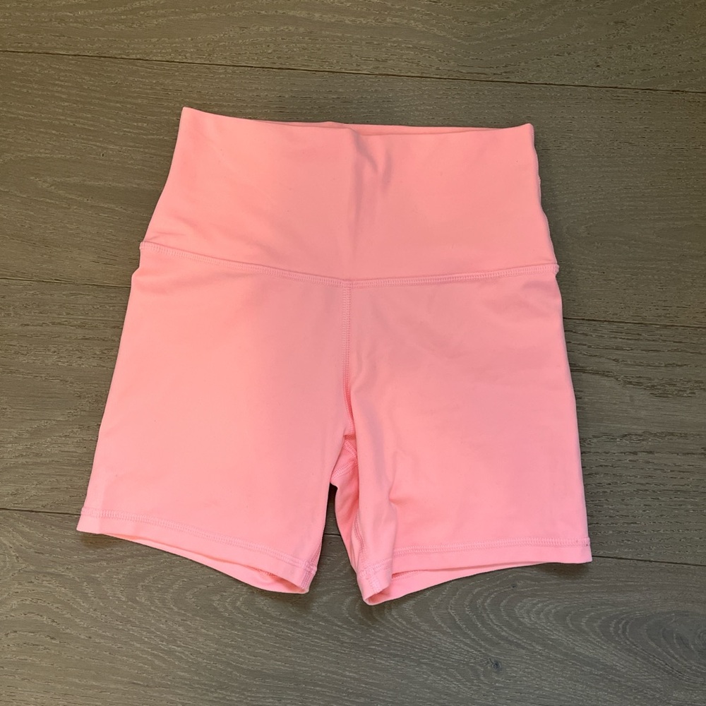 Aerie peach colored biker shorts